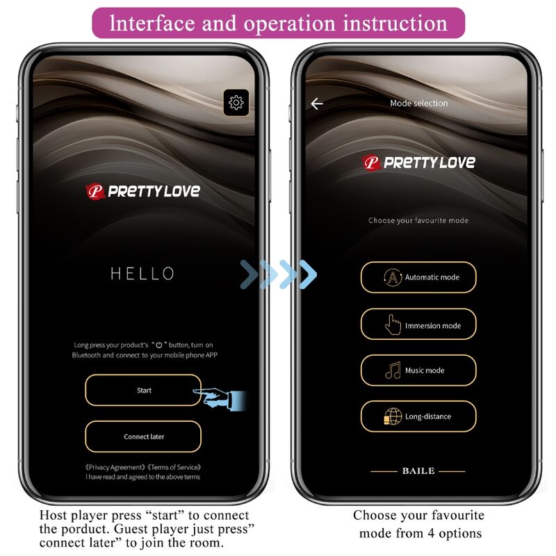 PRETTY LOVE - APP-CONTROLLED ANAL PLUG JEFFERSON PURPLE