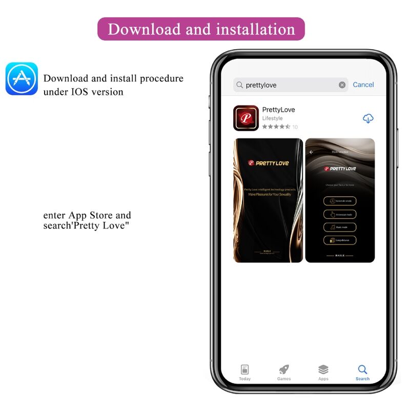 PRETTY LOVE - APP-CONTROLLED ANAL PLUG JEFFERSON PURPLE