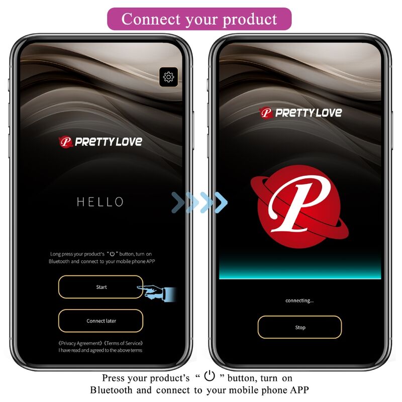 PRETTY LOVE - APP-CONTROLLED ANAL PLUG JEFFERSON PURPLE