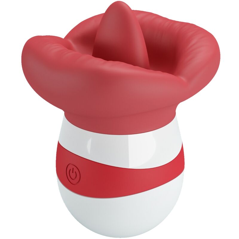 PRETTY LOVE - MINA LIGHT RED TONGUE STIMULATOR