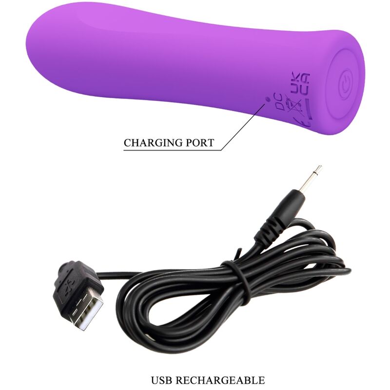 PRETTY LOVE - ALFREDA SUPER POWERFUL VIBRATOR AQUA VIOLET