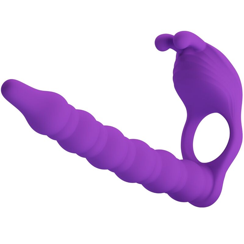 PRETTY LOVE - BLACKNEY COCK RINGS WITH VIBRATOR PLUG