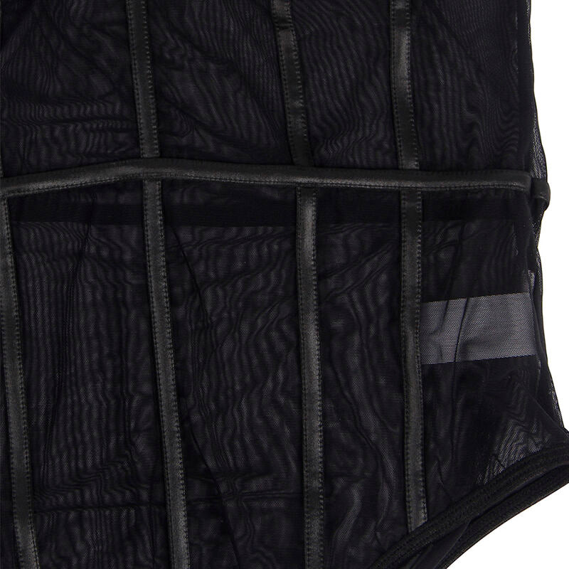 SUBBLIME - BODY NOIR BRETELLES CHAÎNE L/XL