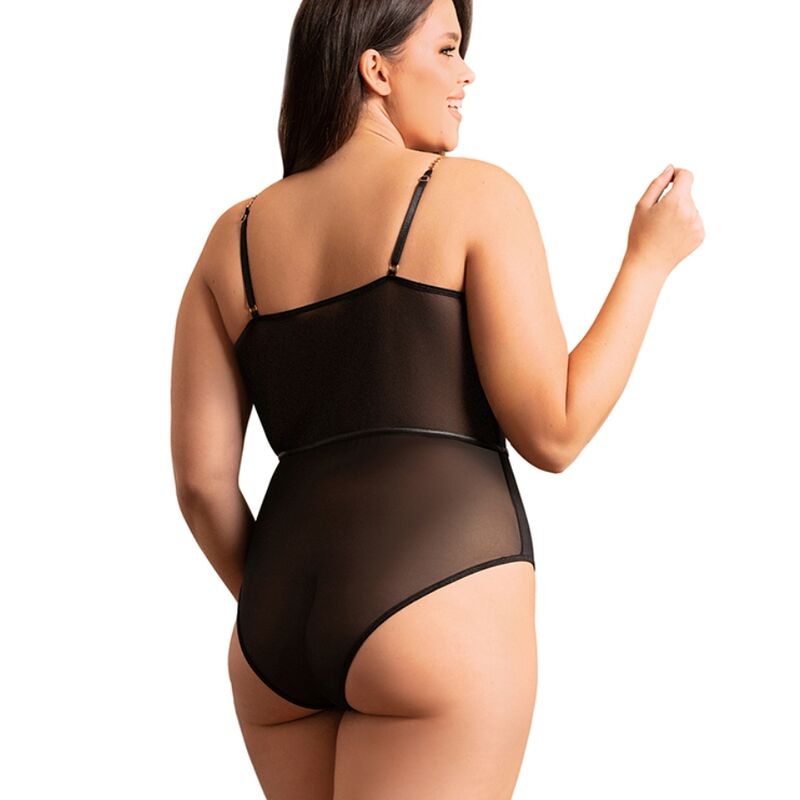 SUBBLIME - BODY NOIR BRETELLES CHAÎNE L/XL