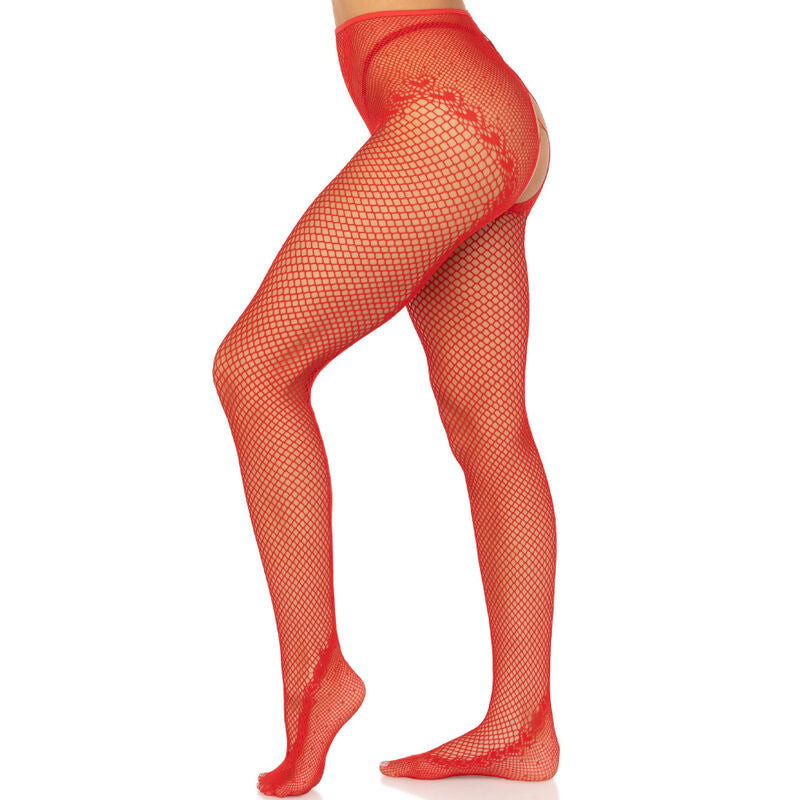 LEG AVENUE - MEDIA REJILLA SIN ENTREPIERNA NEGRO
