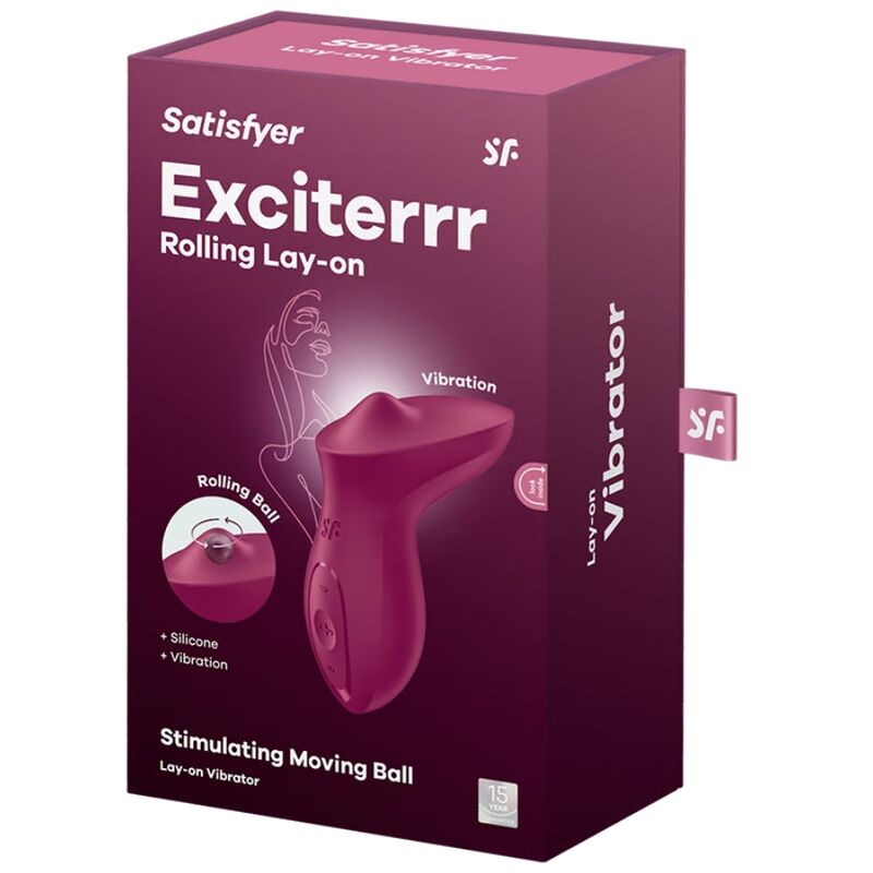 SATISFYER - EXCITERRR CLITORIS VIBRATOR FUCHSIA
