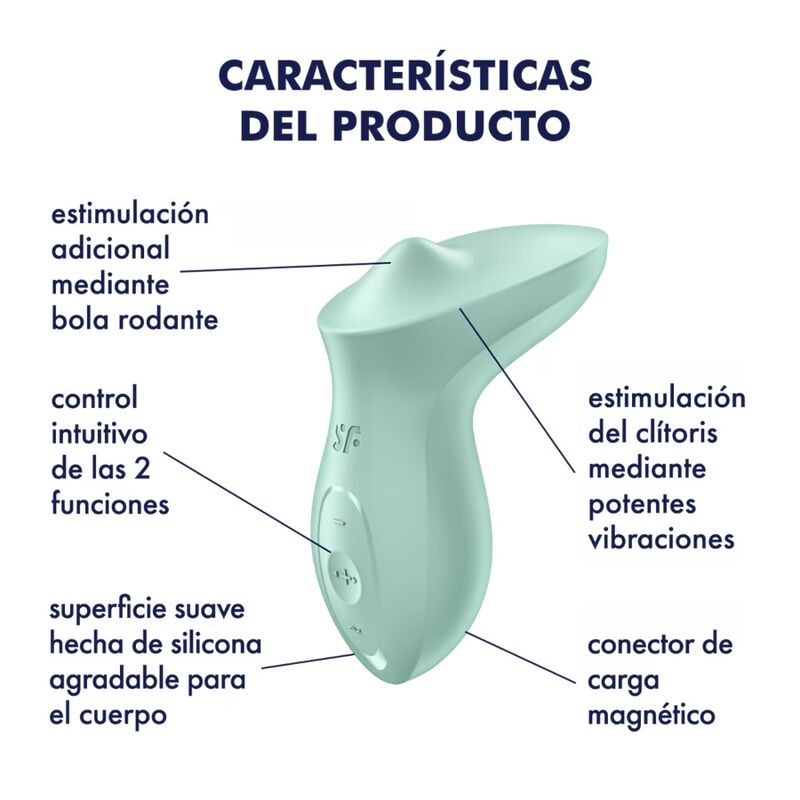 SATISFYER - EXCITERRR CLITORAL VIBRATOR MINT