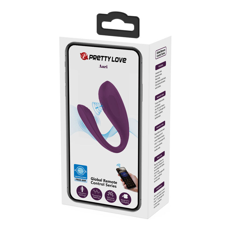 PRETTY LOVE - AARI CLITORAL MASSAGER PURPLE FREE APP