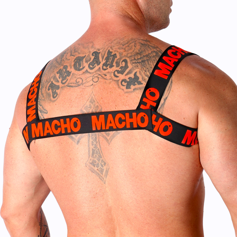 MACHO - RED DOUBLE HARNESS