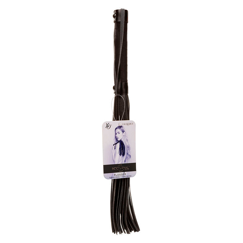 CALEXOTICS - NOCTURNAL FLOGGER BLACK LEATHER