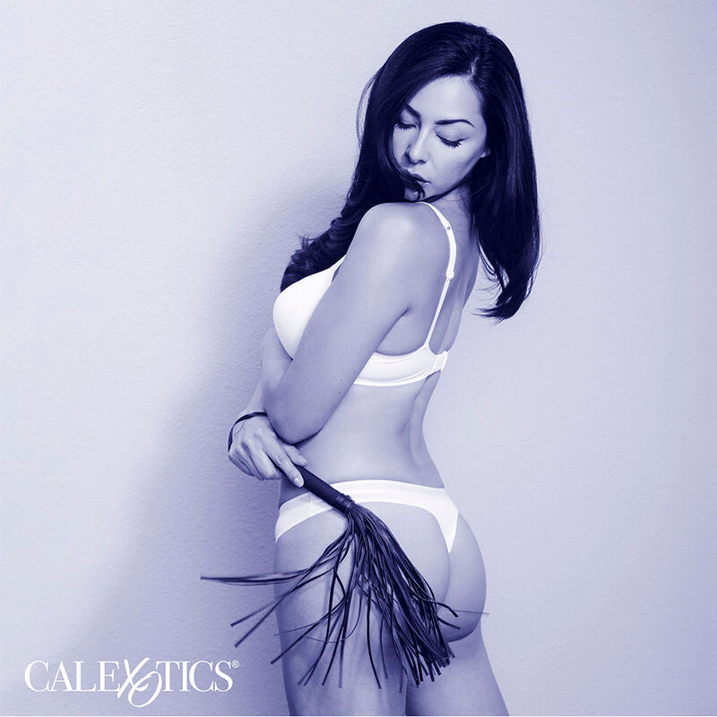 CALEXOTICS - NOCTURNAL FLOGGER BLACK LEATHER