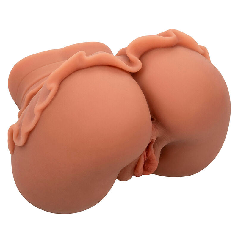 CALEXOTICS - THE QUEEN OF COMING HOME REALISTIC DOUBLE MASTURBATOR CARAMEL