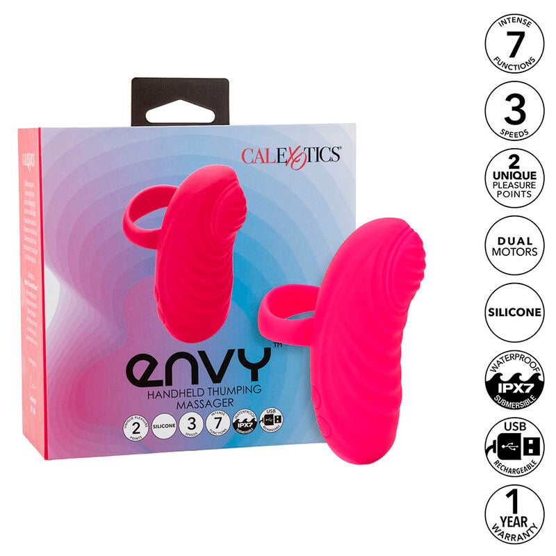 CALEXOTICS - ENVY 7-VIBRATION PORTABLE BALL MASSAGER PINK
