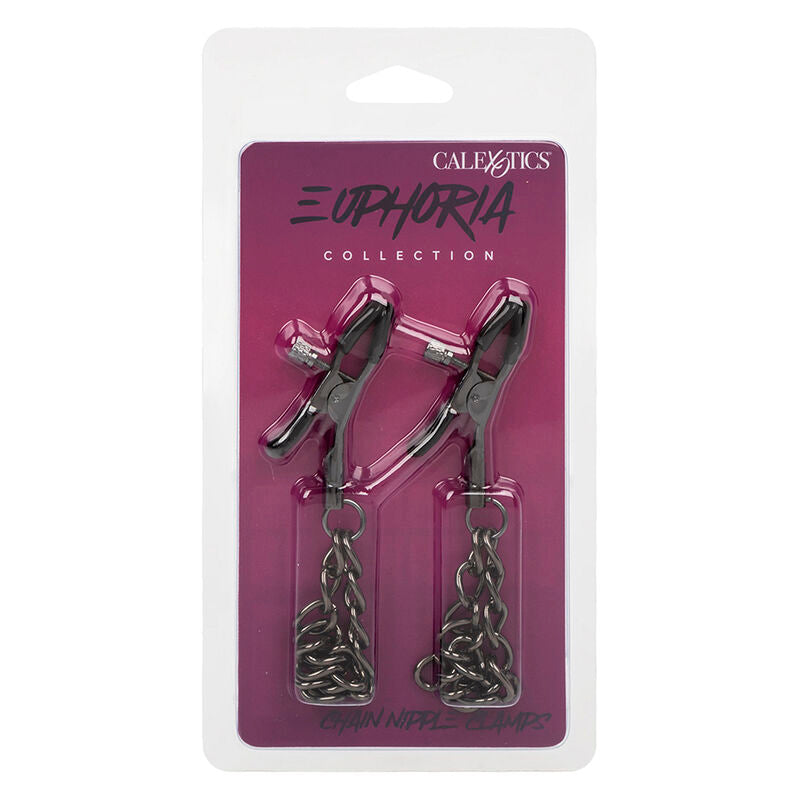 CALEXOTICS - EUPHORIA NIPPLE CLAMPS CHAIN 14.5 CM