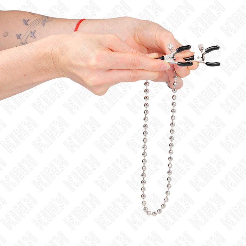 KINK - 30 CM BEAD CHAIN NIPPLE CLAMPS