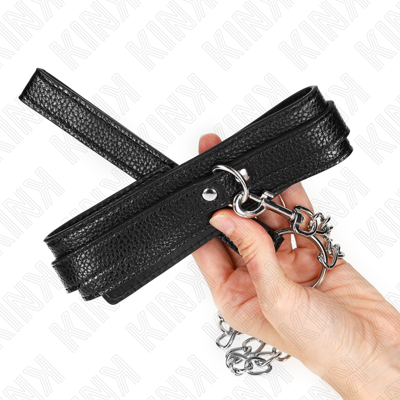 KINK - SNAKE PATTERN COLLAR WITH LEASH 65 CM