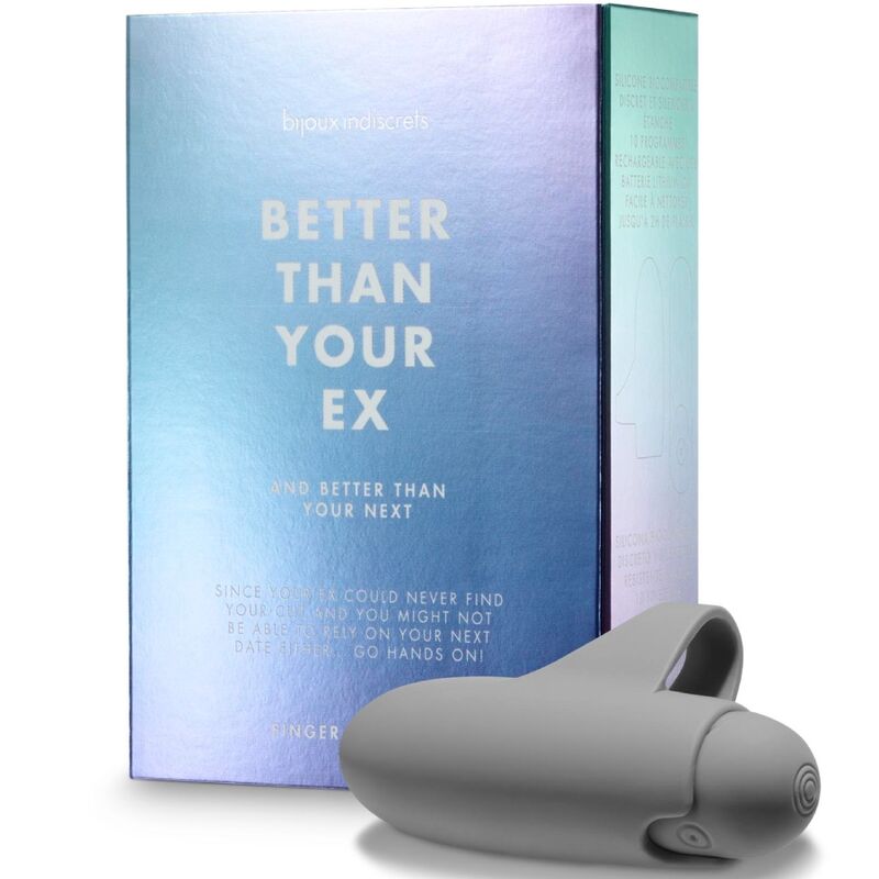 JEWELRY - BETTER THAN YOUR EX BULLET VIBRATOR 10 VIBRATIONS GREY