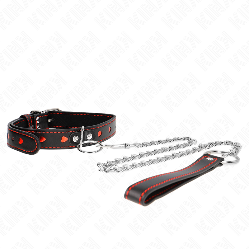 KINK - NECKLACE WITH BRACELET 65 CM HEART DETAILS 52.5 X 2.5 CM