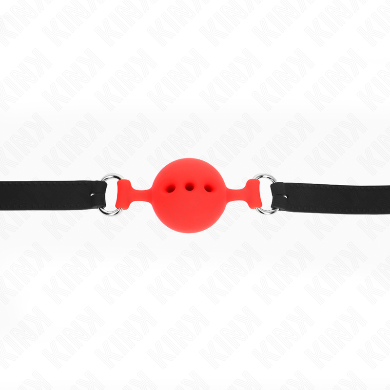 KINK - FULL SILICONE BAG 55 x 2 CM WITH 4.5 CM BALL SIZE M RED ADJUSTABLE 35-51 CM