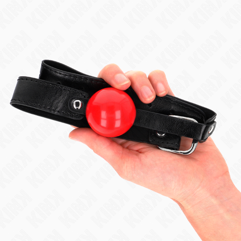 KINK - 4 CM SOFT TPE BALL GAG MODEL 1 66 x 2.5 CM ADJUSTABLE 41-61 CM