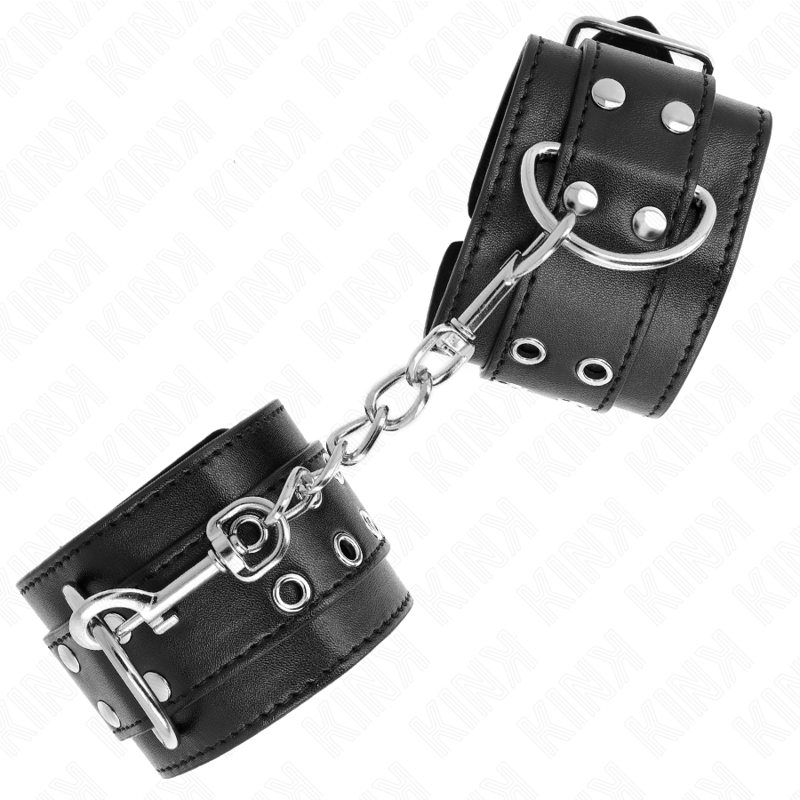 KINK - ADJUSTABLE BLACK DOUBLE BUCKLE WRIST REST 19-26 CM