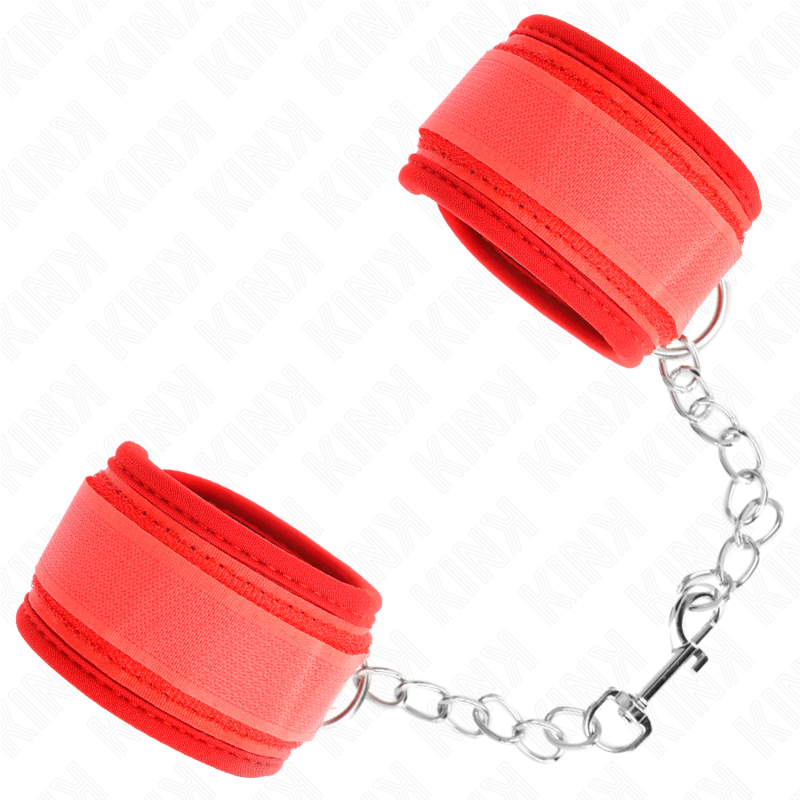 KINK - RED NEOPRENE WRIST GUARDS 42 X 5 CM