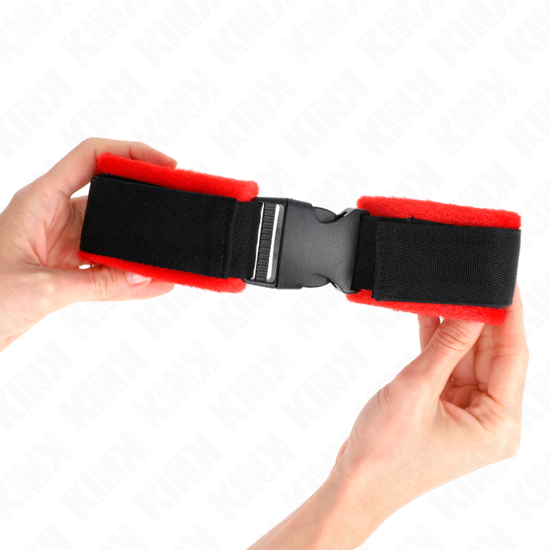 KINK - BLACK NYLON HOOK AND LOOP WRIST CUSTOMS MODEL 1 ADJUSTABLE 25-35 CM X 6 CM