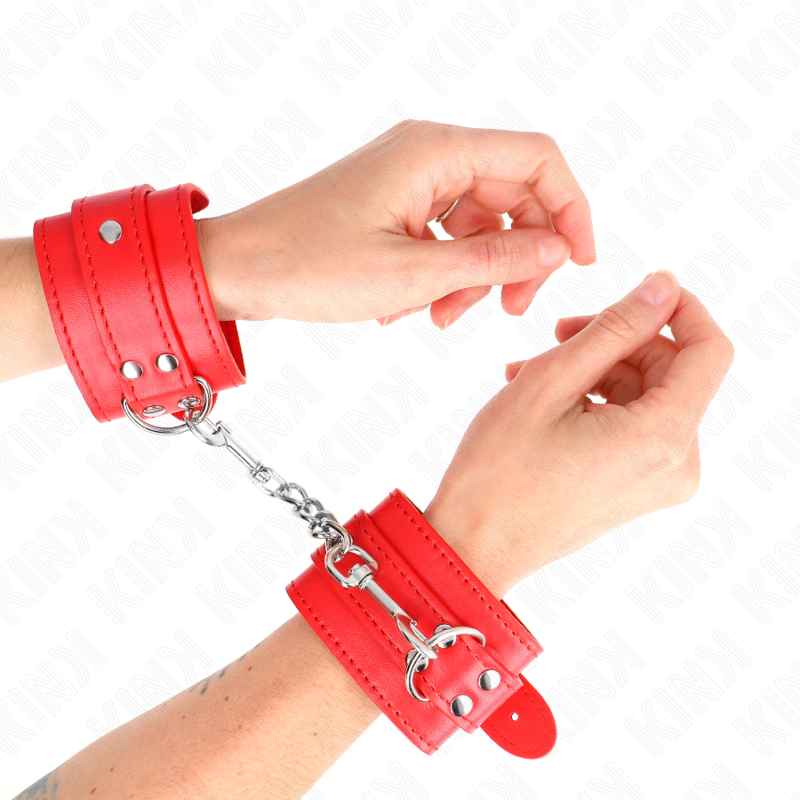 KINK - SINGLE RED ADJUSTABLE WRISTWRAPS 20-23 CM X 5.5 CM