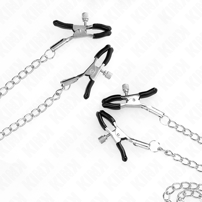 KINK - 4 SILVER ADJUSTABLE MATTRESS AND CLITO CLAMPS