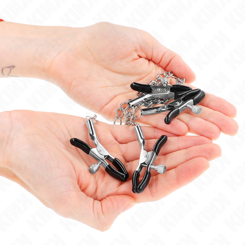 KINK - 4 SILVER ADJUSTABLE MATTRESS AND CLITO CLAMPS