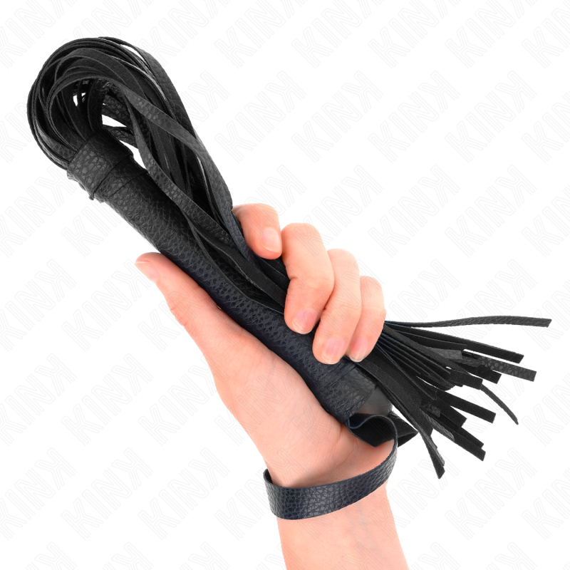 KINK - Dark Blue Beaded Whip 43.5 CM