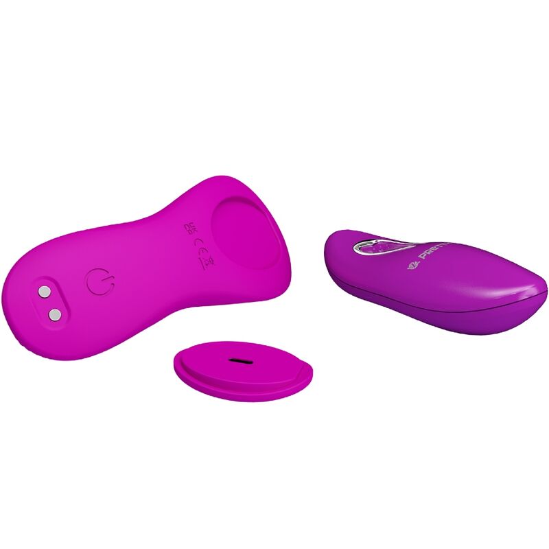 PRETTY LOVE - ROMARIO REMOTE CONTROL LAY-ON CLITORIS STIMULATOR PINK