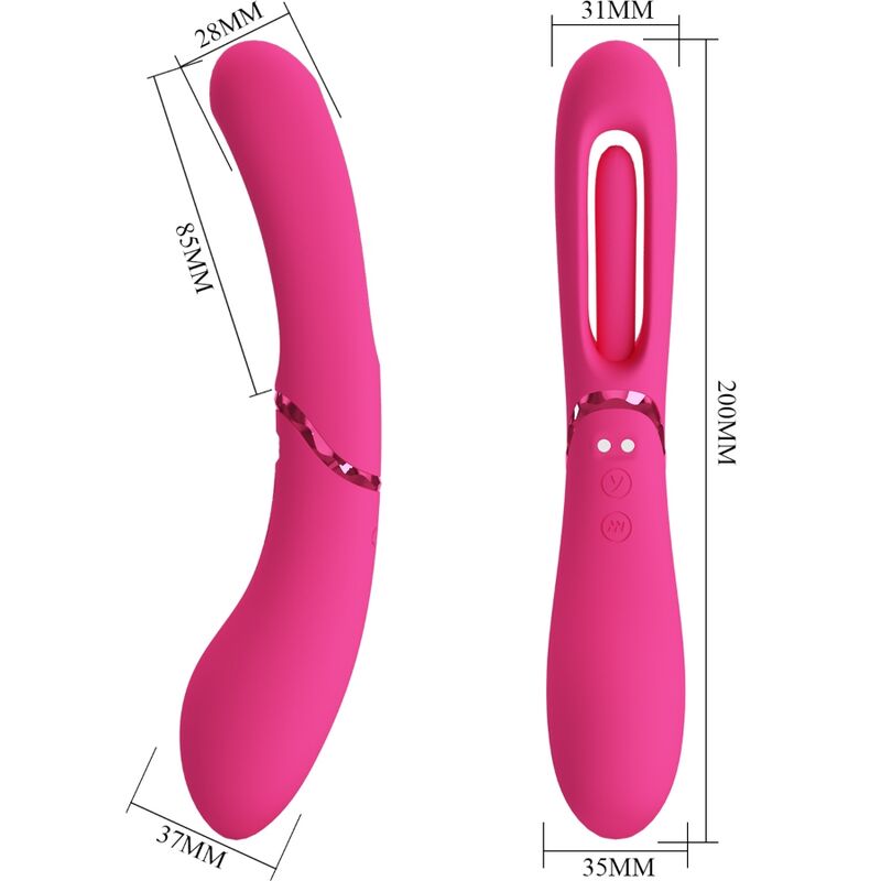 ROMANCE - LEXIE G-SPOT VIBRATOR 7 PINK VIBRATIONS