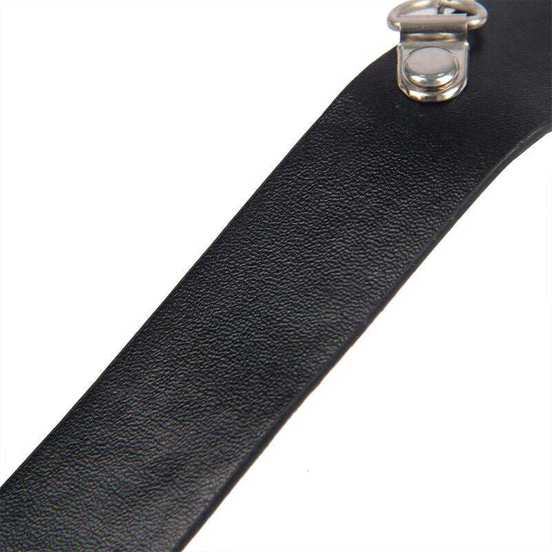 SUBBLIME - 953720 BLACK BONDAGE LEATHER NIPPLE CLAMPS ONE SIZE