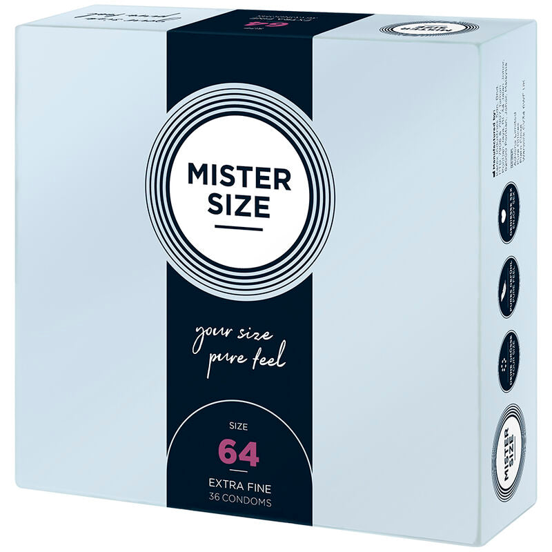MISTER SIZE - XXL SIZE CONDOMS 64 MM (36 UNITS)