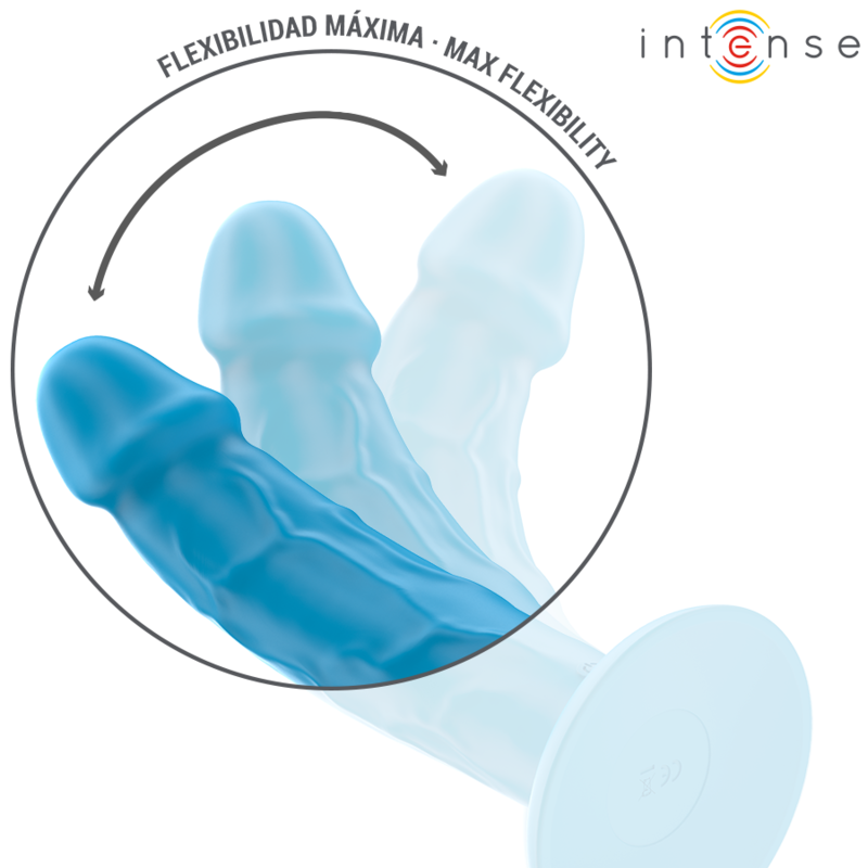 INTENSE - PHOEBE REALISTIC VIBRATOR 10 VIBRATIONS REMOTE CONTROL BLUE