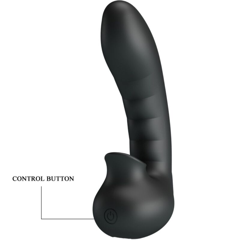 PRETTY LOVE - HOBGOBLIN VIBRATING FINGER BOX 12 VIBRATIONS + BLACK CLITORIS STIMULATOR