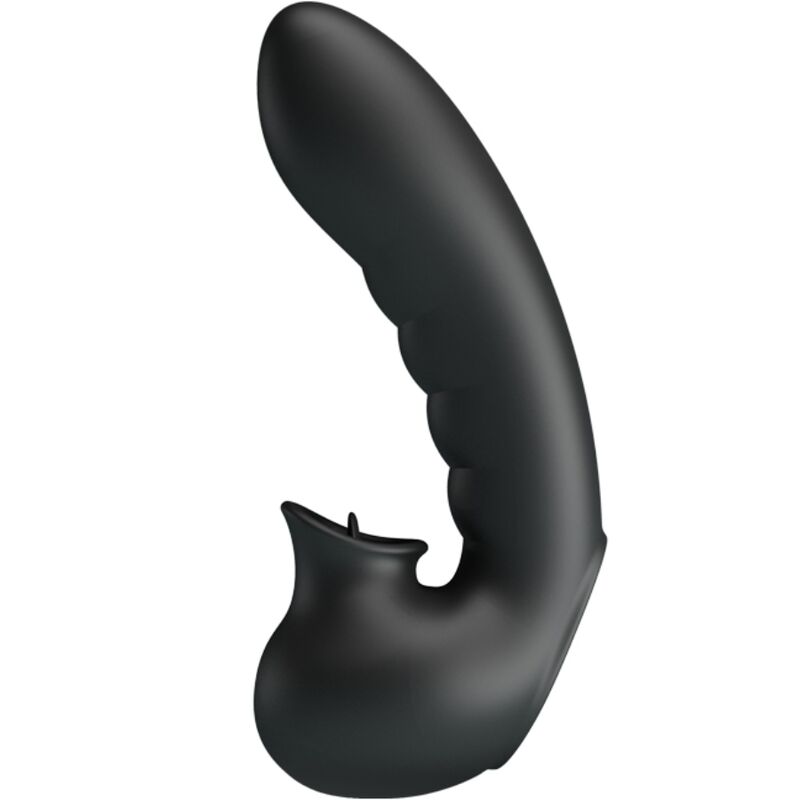 PRETTY LOVE - HOBGOBLIN VIBRATING FINGER BOX 12 VIBRATIONS + BLACK CLITORIS STIMULATOR