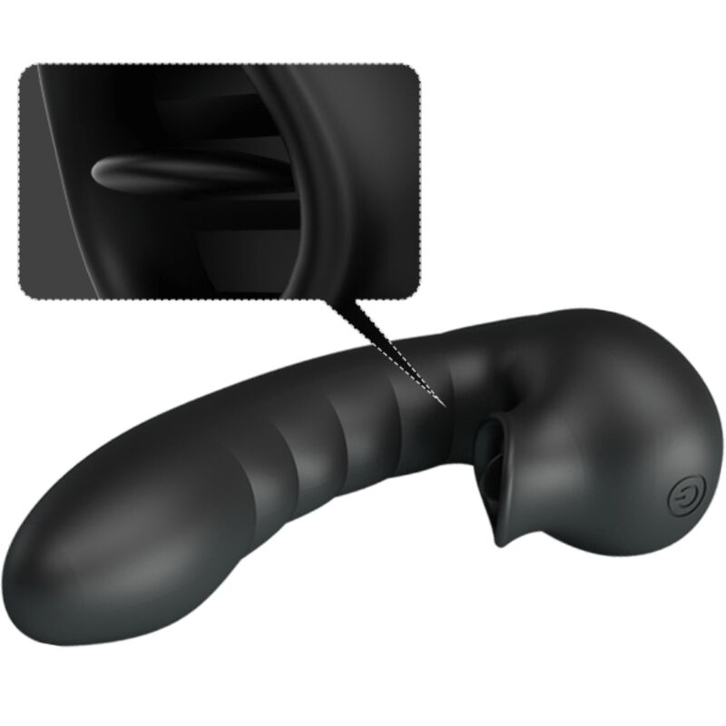 PRETTY LOVE - HOBGOBLIN VIBRATING FINGER BOX 12 VIBRATIONS + BLACK CLITORIS STIMULATOR
