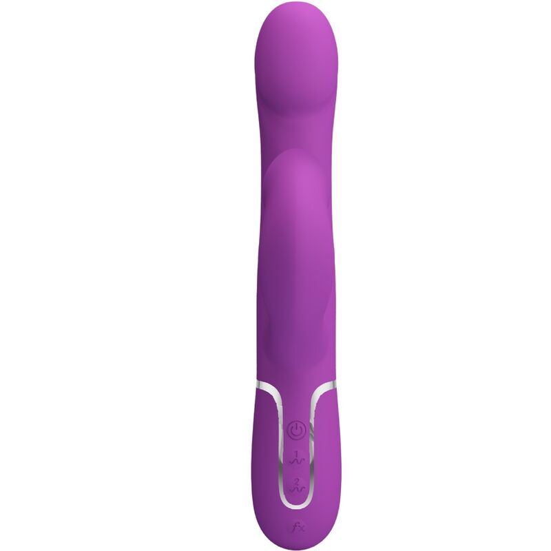 PRETTY LOVE - 4-IN-1 MULTIFUNCTION VIBRATOR AND STIMULATOR PURPLE