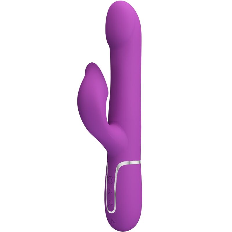 PRETTY LOVE - 4-IN-1 MULTIFUNCTION VIBRATOR AND STIMULATOR PURPLE