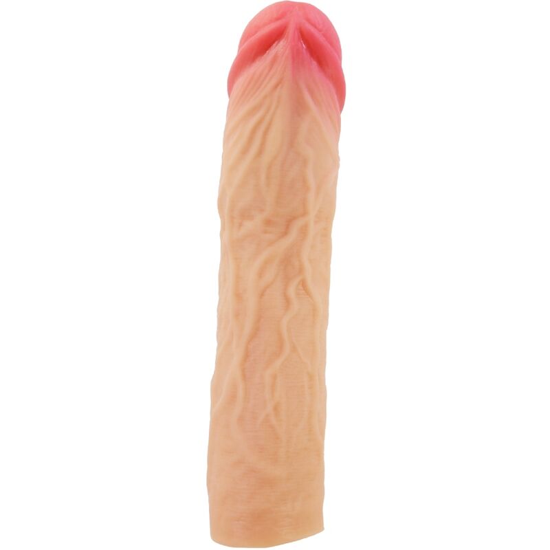 PRETTY LOVE - DEREK PENIS SLEEVE WITH 3 INCH FLESH EXTENSION