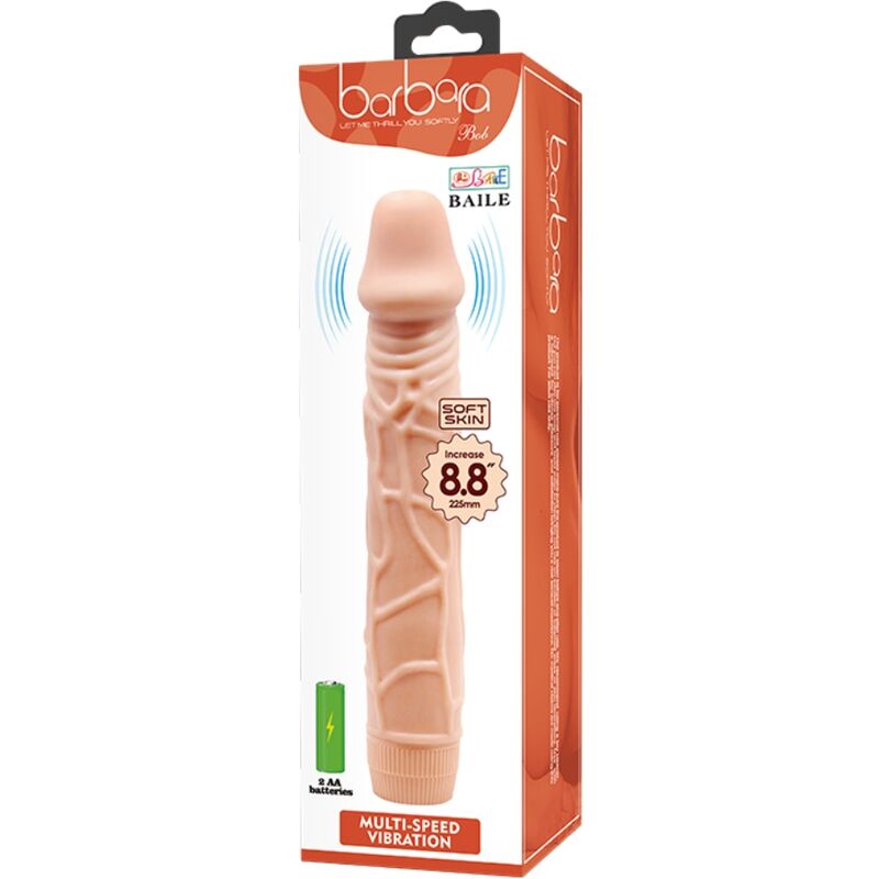 BAILE - REALISTIC VIBRATOR BOB 22.5 CM FLESH