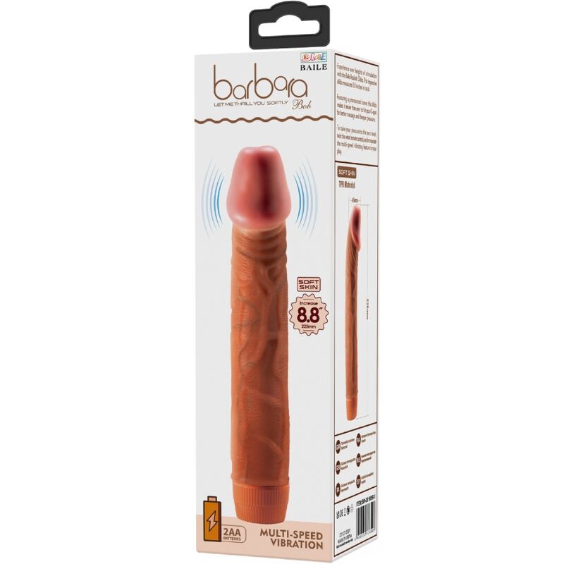 BAILE - REALISTIC VIBRATOR BOB 22.5 CM MULATRO