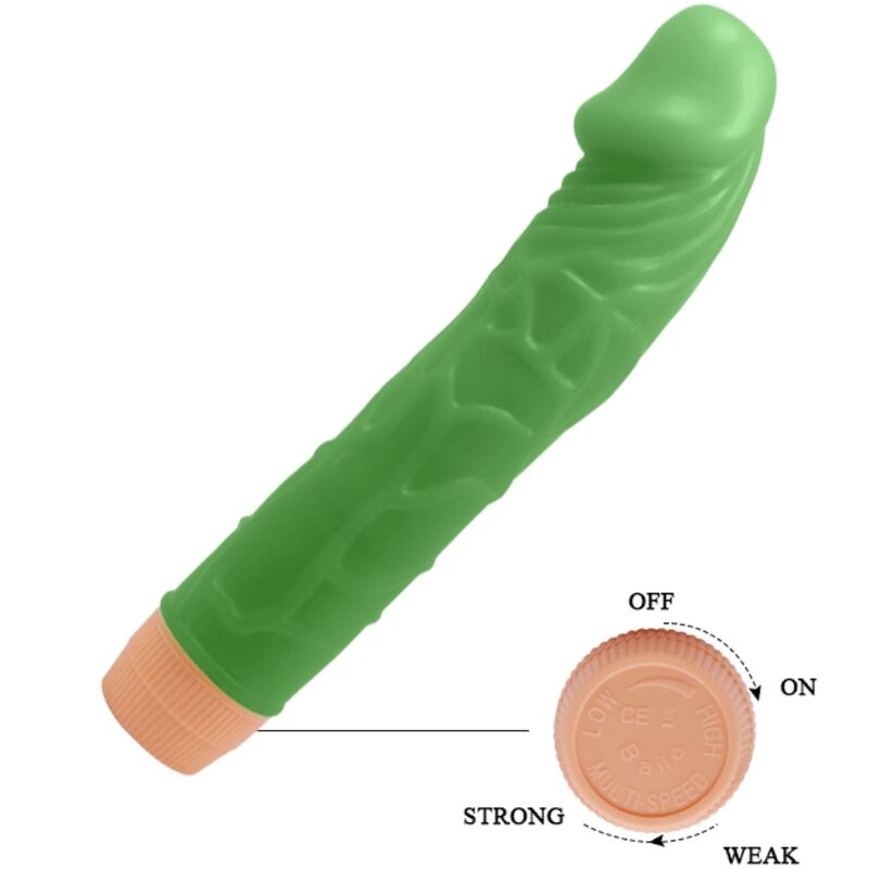 BAILE - REALISTIC VIBRATOR BILL 22.5 CM GREEN