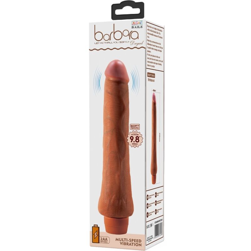 BAILE - REALISTIC DRYAD VIBRATOR 25 CM MULATUS