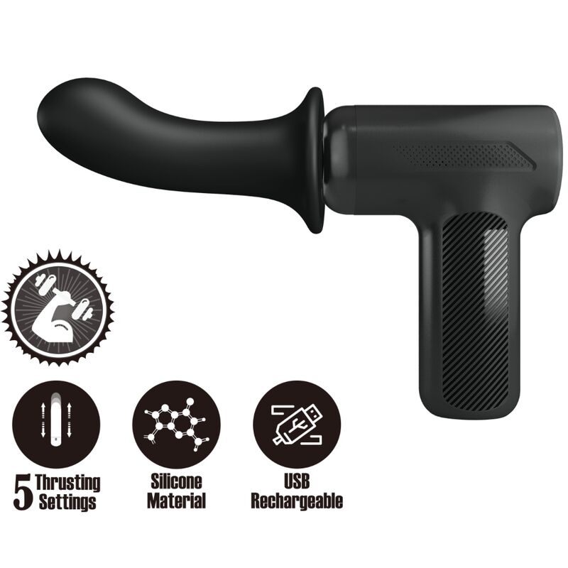 PRETTY LOVE - DJ DOCTOR 5 SETTINGS BLACK MASSAGER