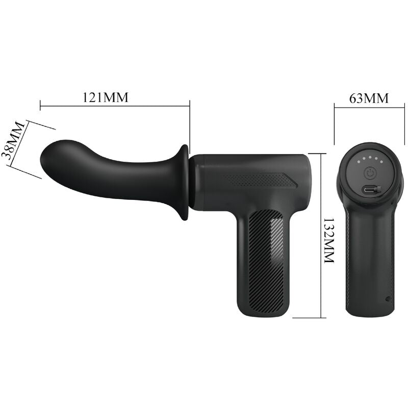 PRETTY LOVE - DJ DOCTOR 5 SETTINGS BLACK MASSAGER