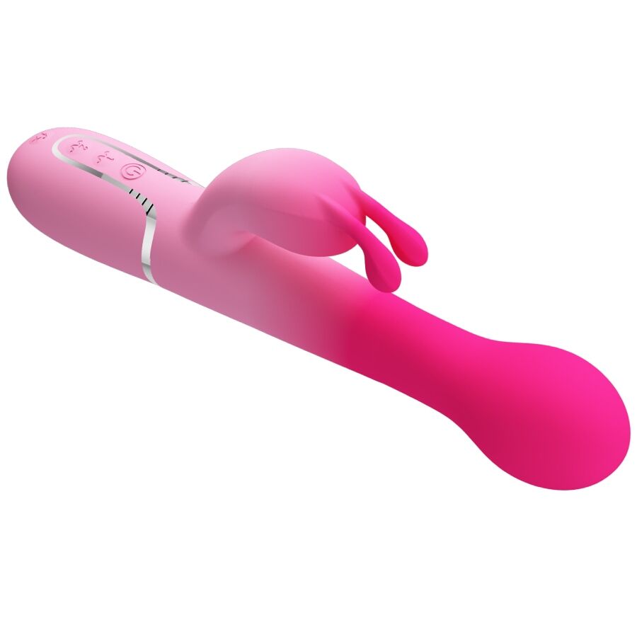PRETTY LOVE - DEJON 3-IN-1 MULTIFUNCTION RABBIT VIBRATOR PINK