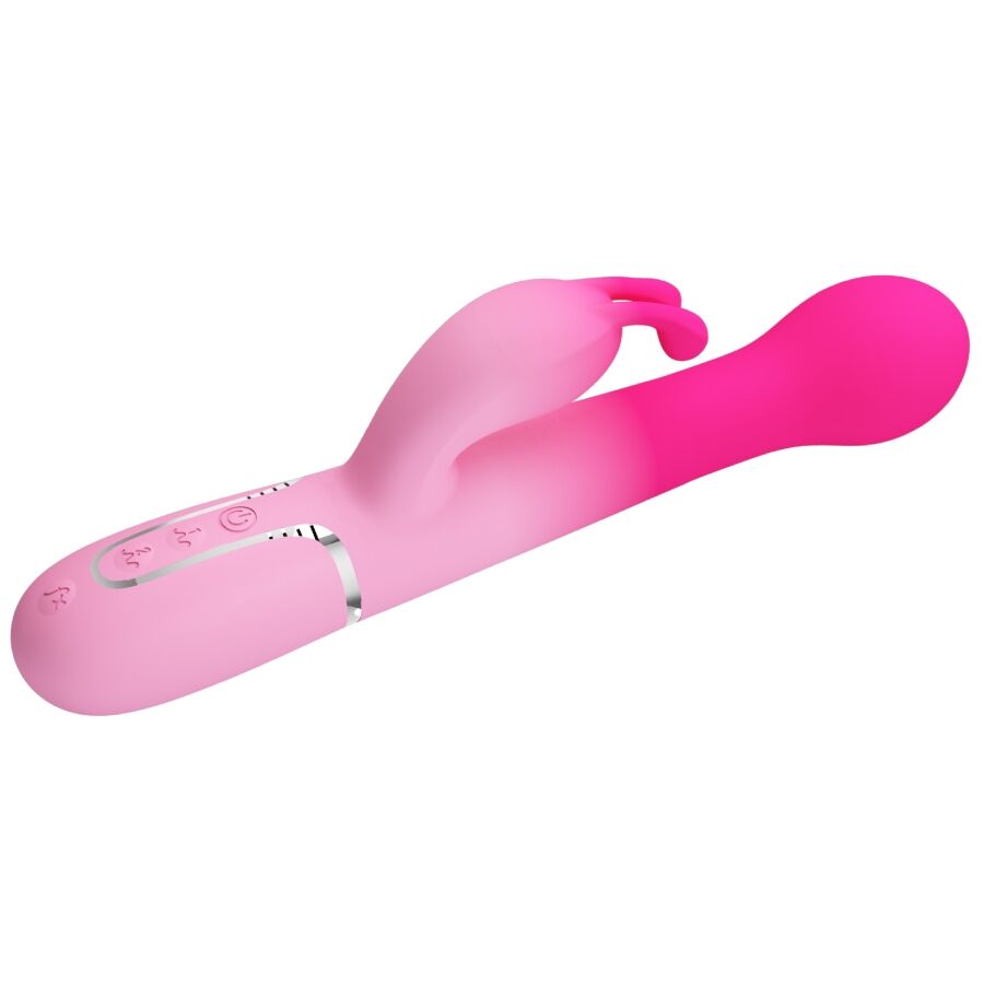 PRETTY LOVE - DEJON 3-IN-1 MULTIFUNCTION RABBIT VIBRATOR PINK